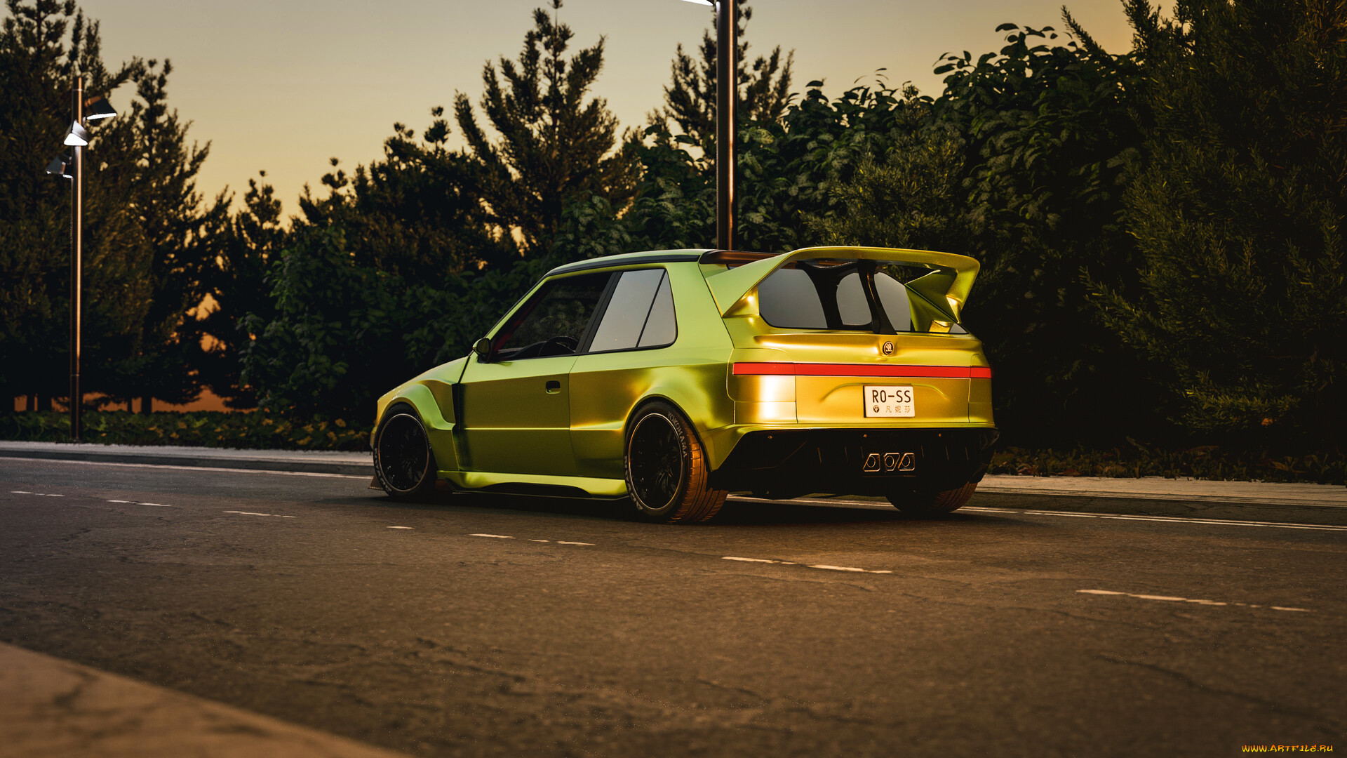 skoda felicia, , 3, skoda, felicia, 3-door, widebody, tuning, car, , 